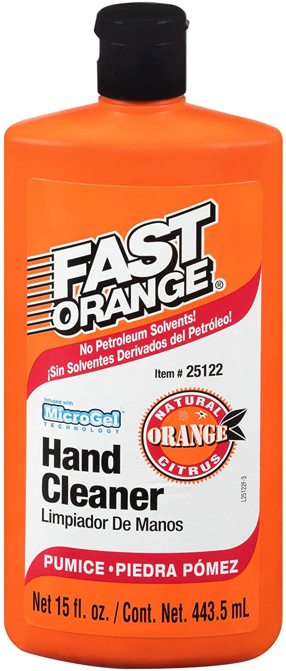 Permatex 25122 Fast OrangePumice  Hand Cleaner 15 oz