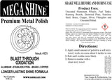 Korkay Mega Shine Metal Polish, 16 oz Bottle