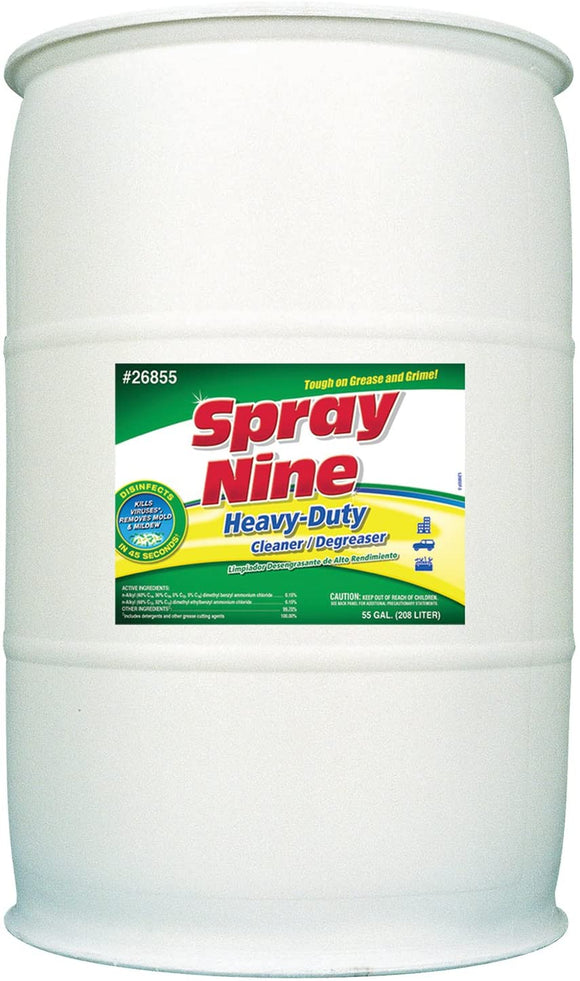 Spray Nine Multi-Purpose Cleaner & Disinfectant, 55 gal Drum